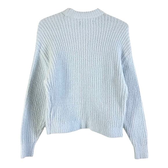 Abercrombie & Fitch Ribbed Crew Neck Sweater in Blue - Picture 3 of 5